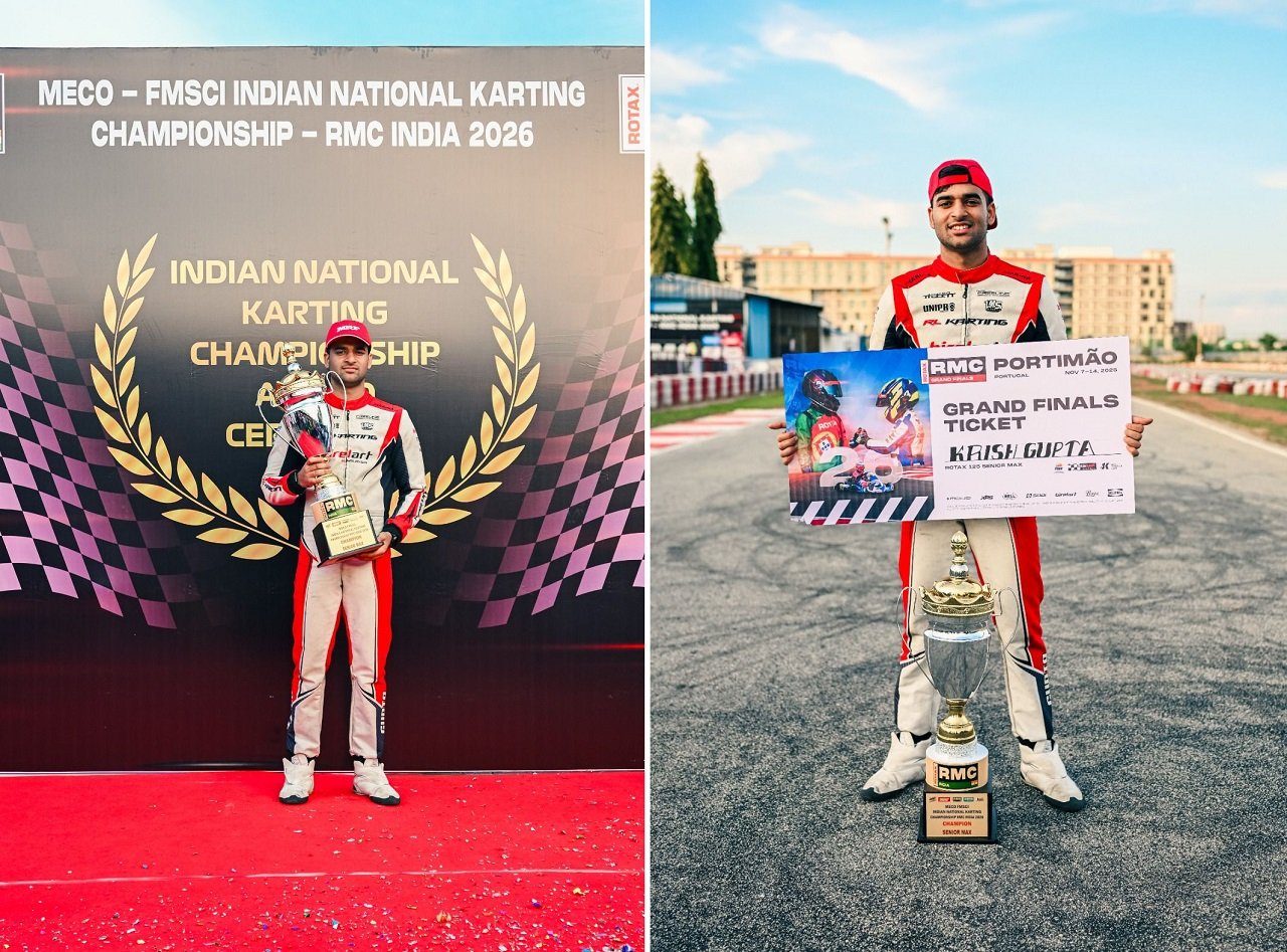 National Karting Championship Maiden title for Krish Gupta
